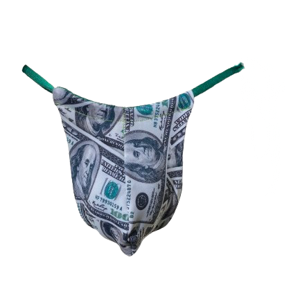 Green Benjamin Lounge Thong