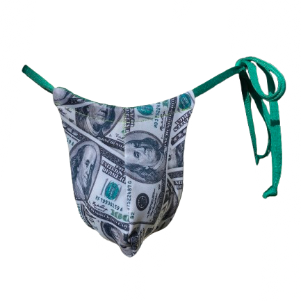 Green Benjamin Lounge Thong