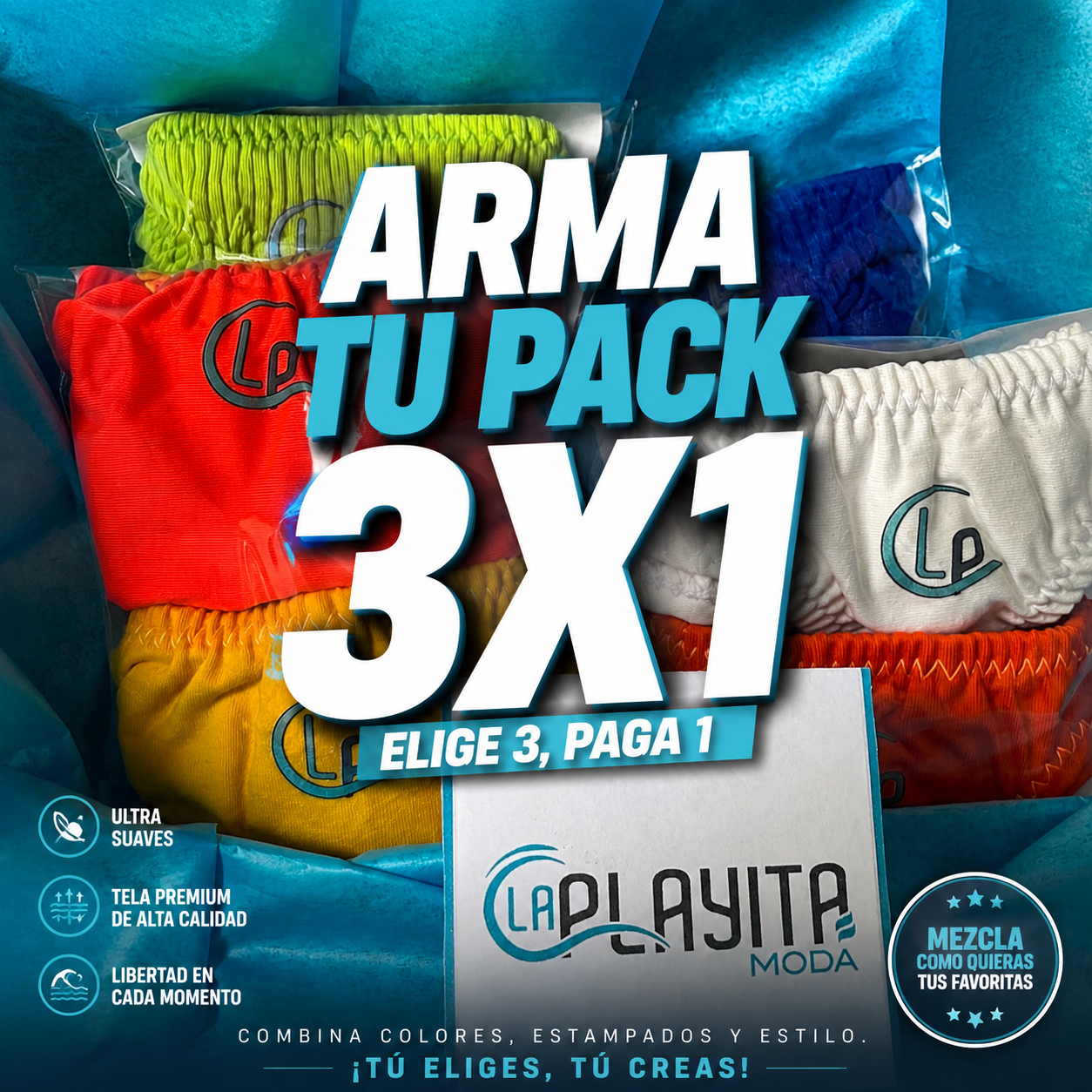 Arma tu pack 3x1