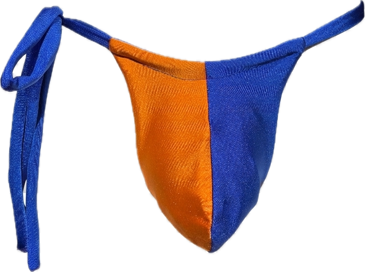 Tanga Lounge Azul-Naranja