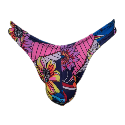 Tanga Slim-Print Hawaiian Night
