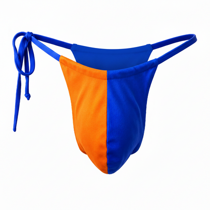 Tanga Lounge Azul-Naranja