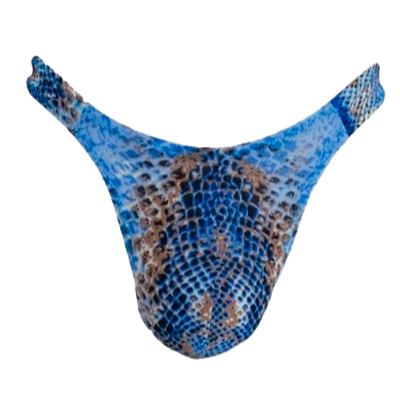 Tanga MintPrint Blue Python